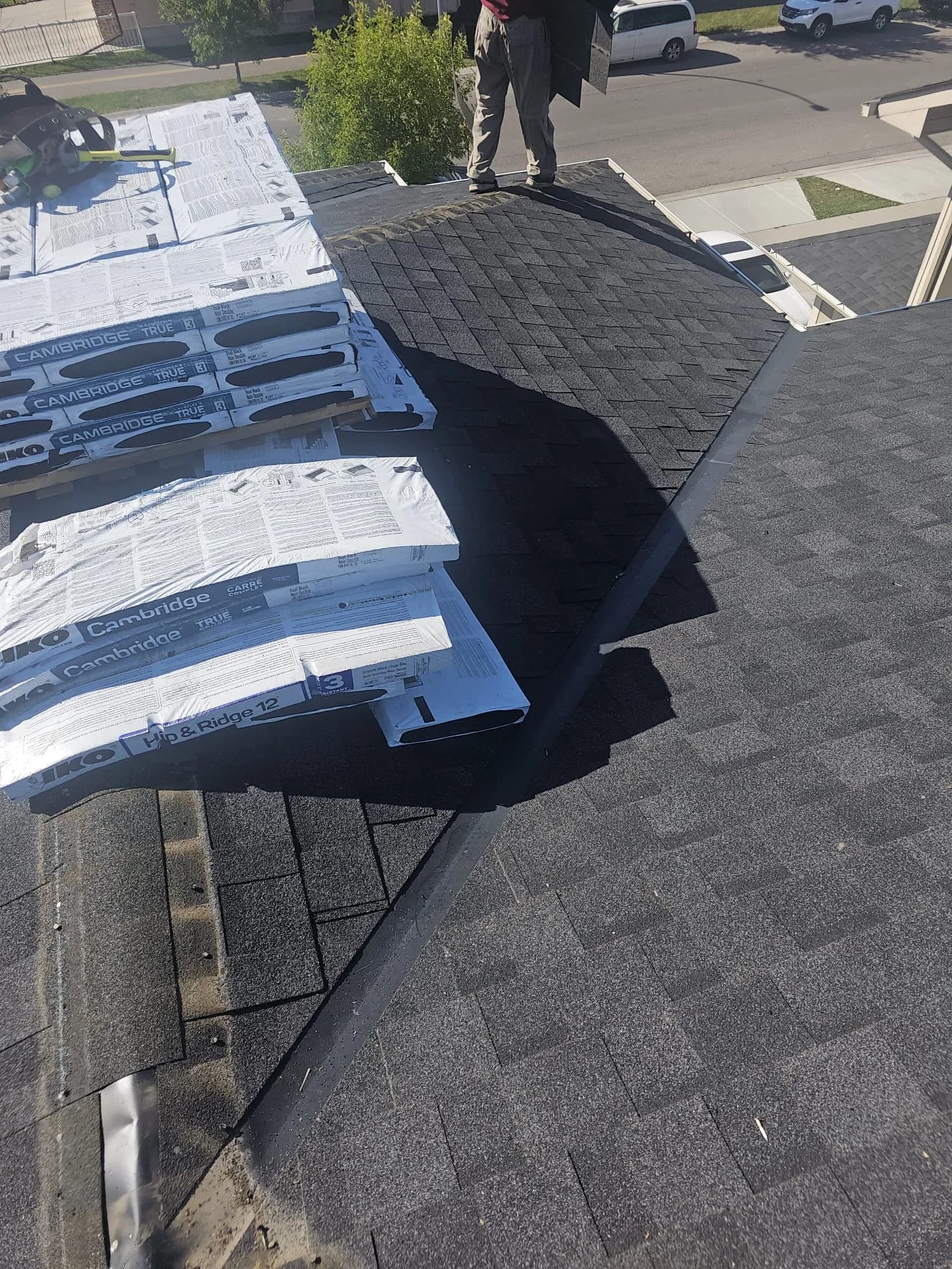 Shingle & flashing repair