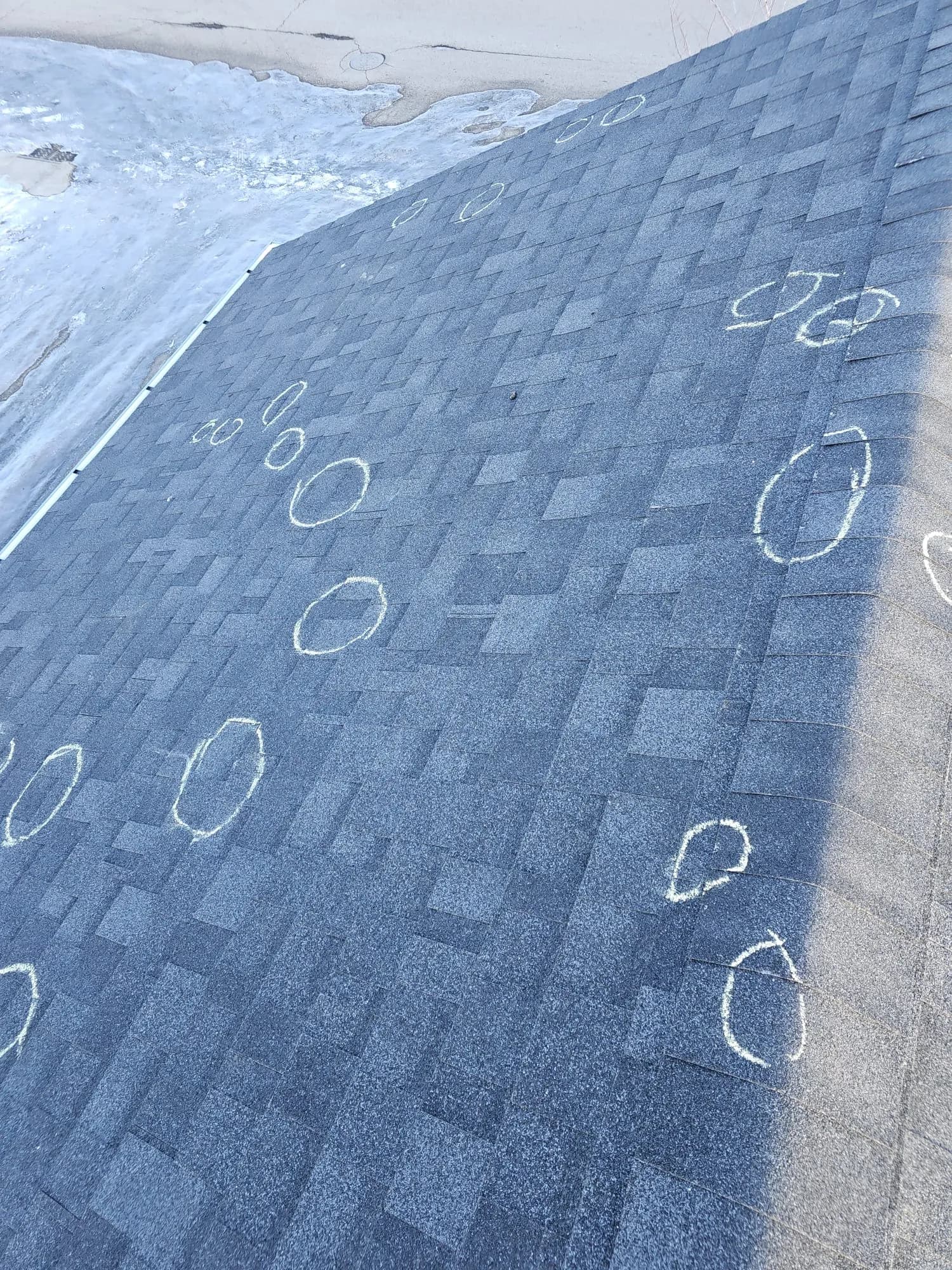 Roof restoration after storm