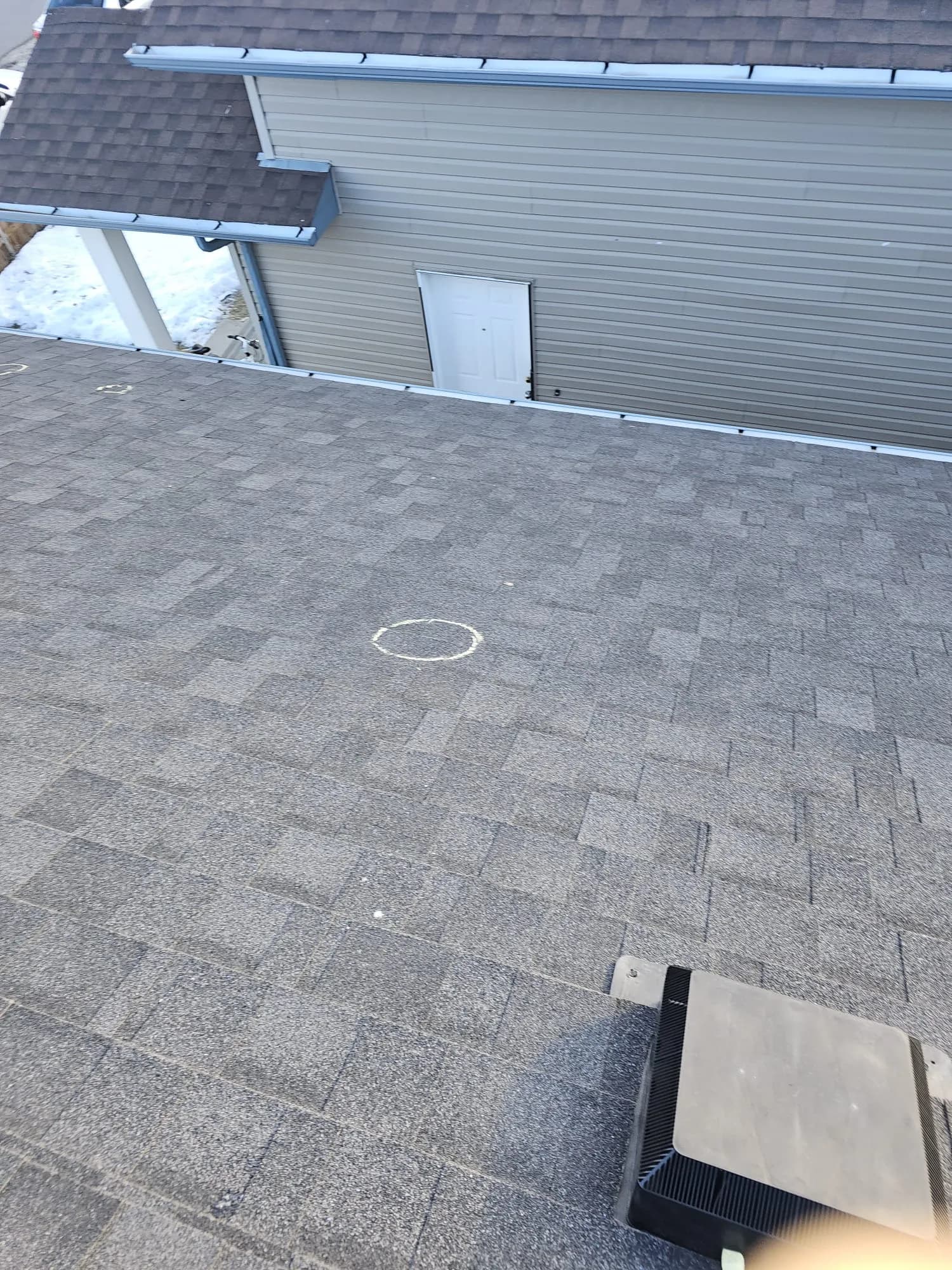 Roof repair detail