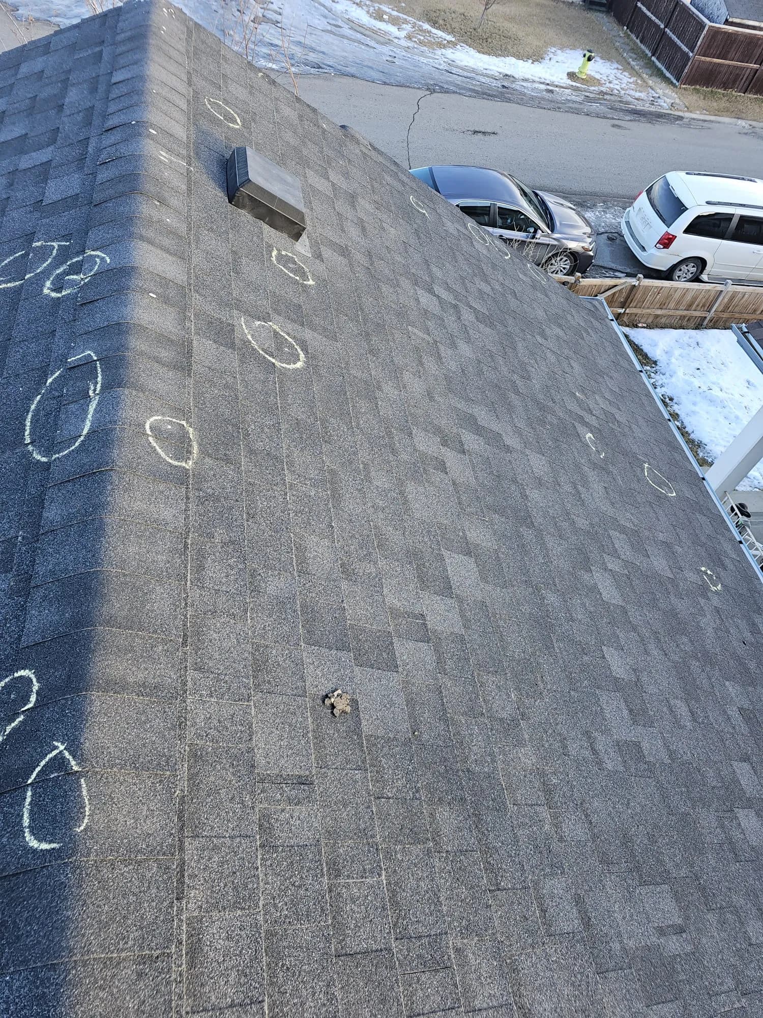 Garage roof detail