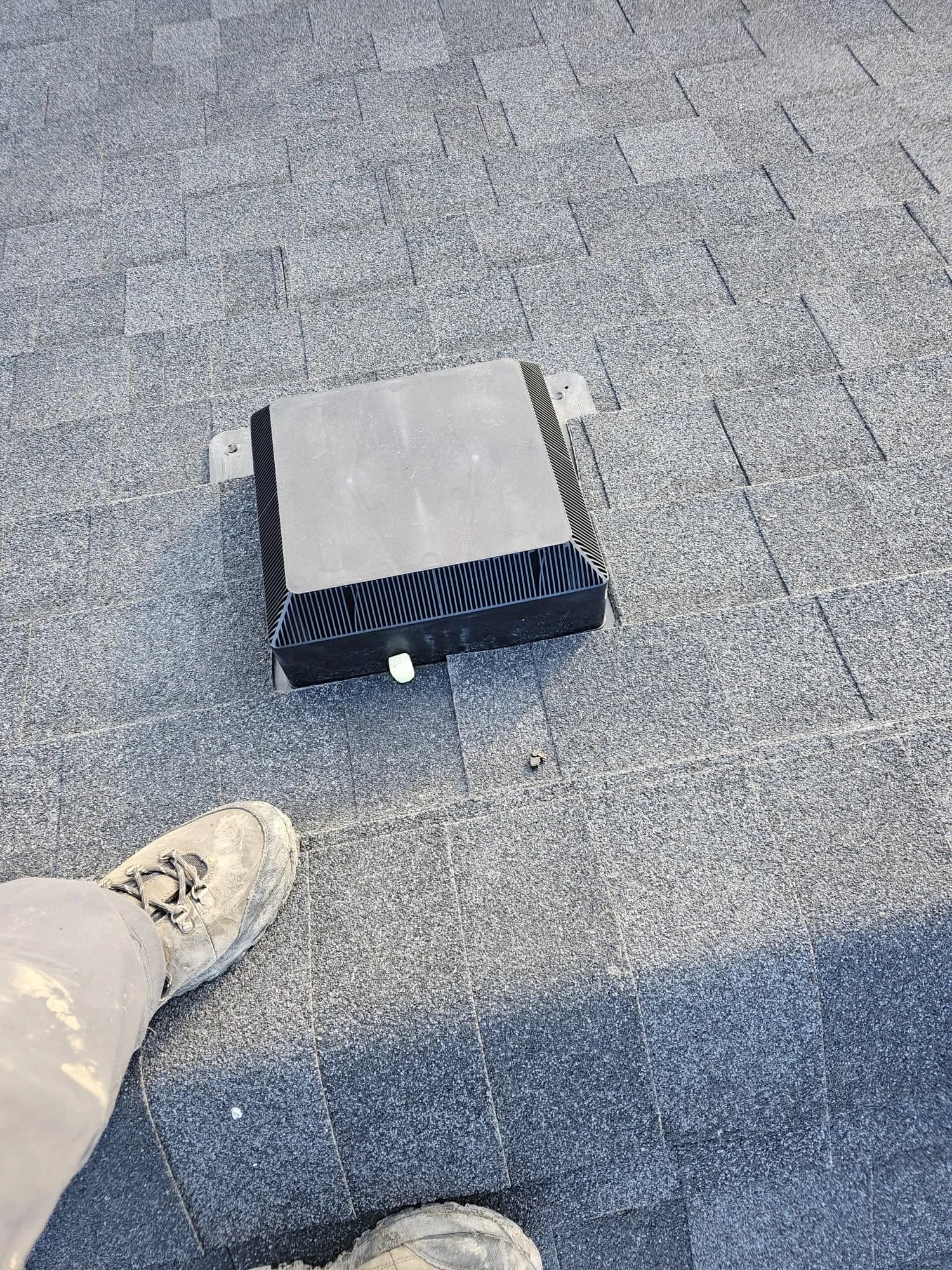 Garage reroof in progress