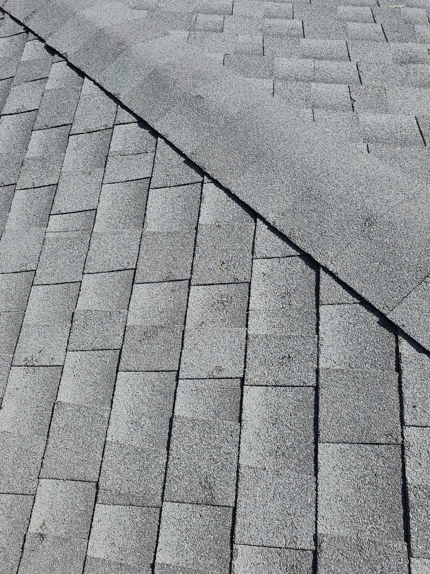 Finished garage roof