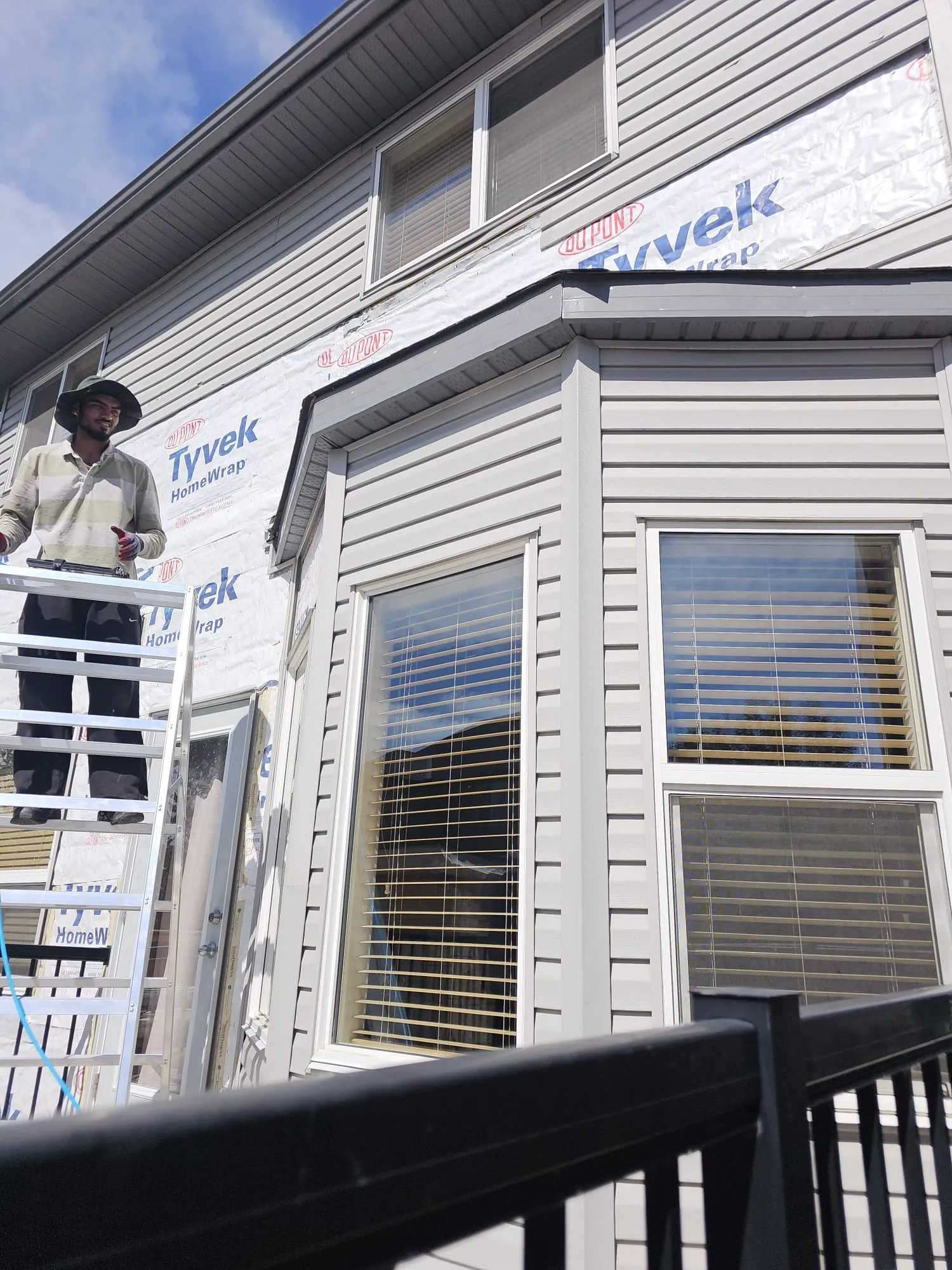 Garage exterior detail