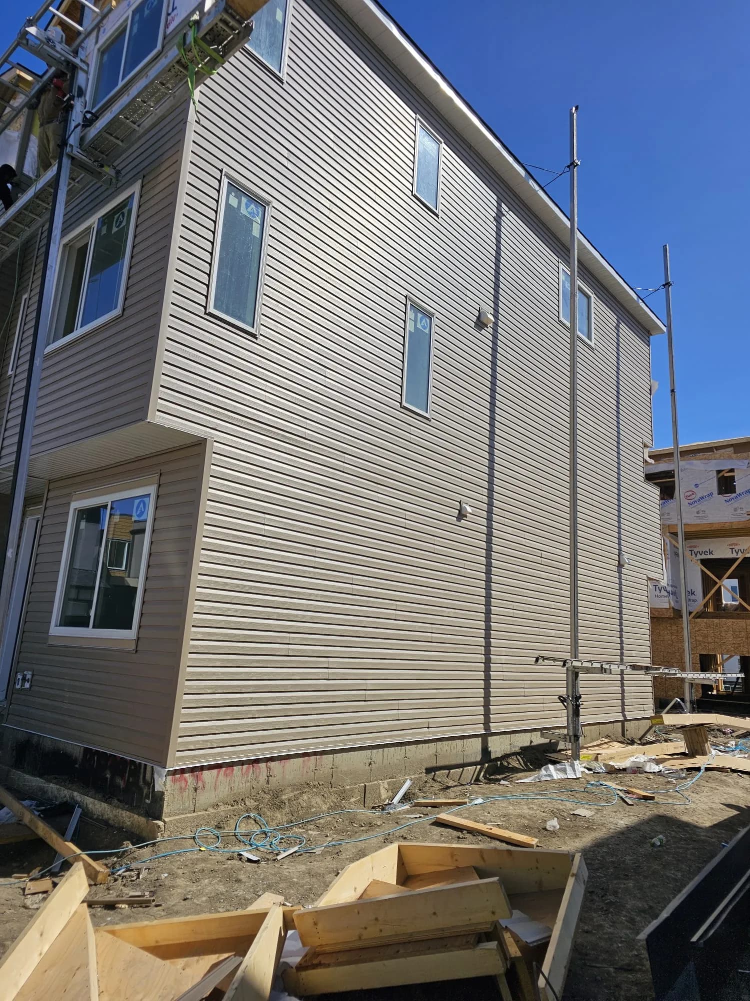 Vinyl siding — Calgary home